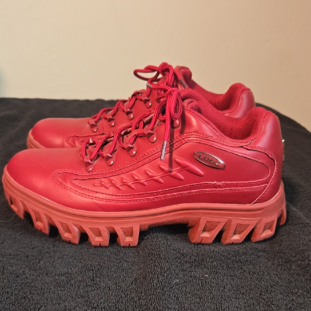 Lugz Bold Red Sneakers